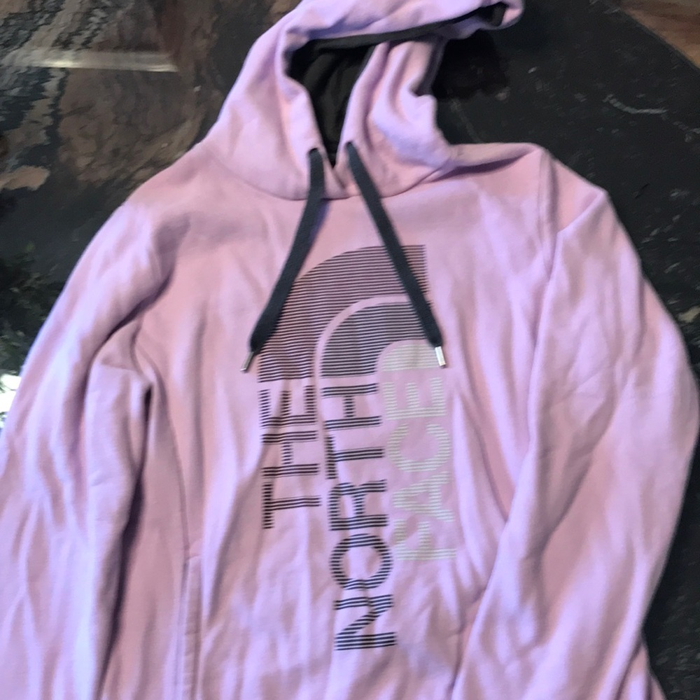 The North Face hooded sweatshirt
